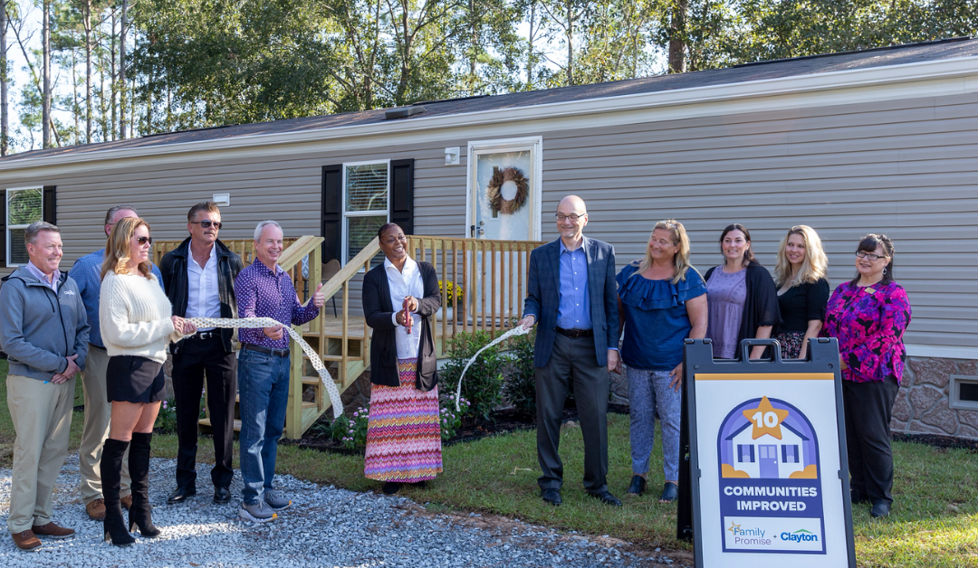 Tenth Home Donated Through Clayton Partnership