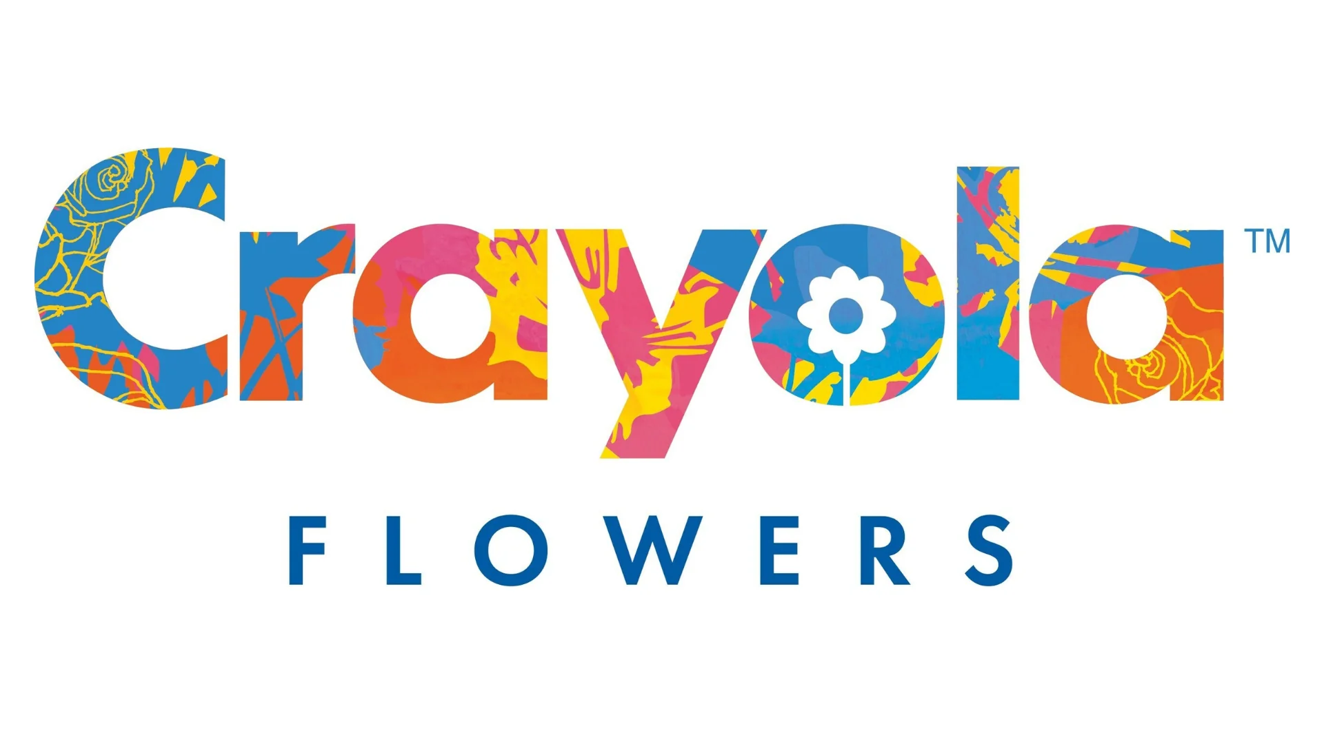 Crayola Flowers logo 2025 Clayton logo